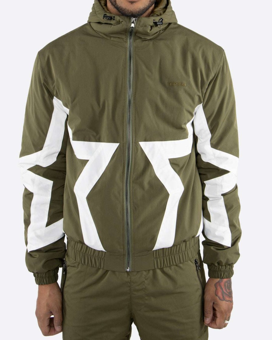 Men Eptm. | Eptm. Eptm Star Jacket-Olive Jackets