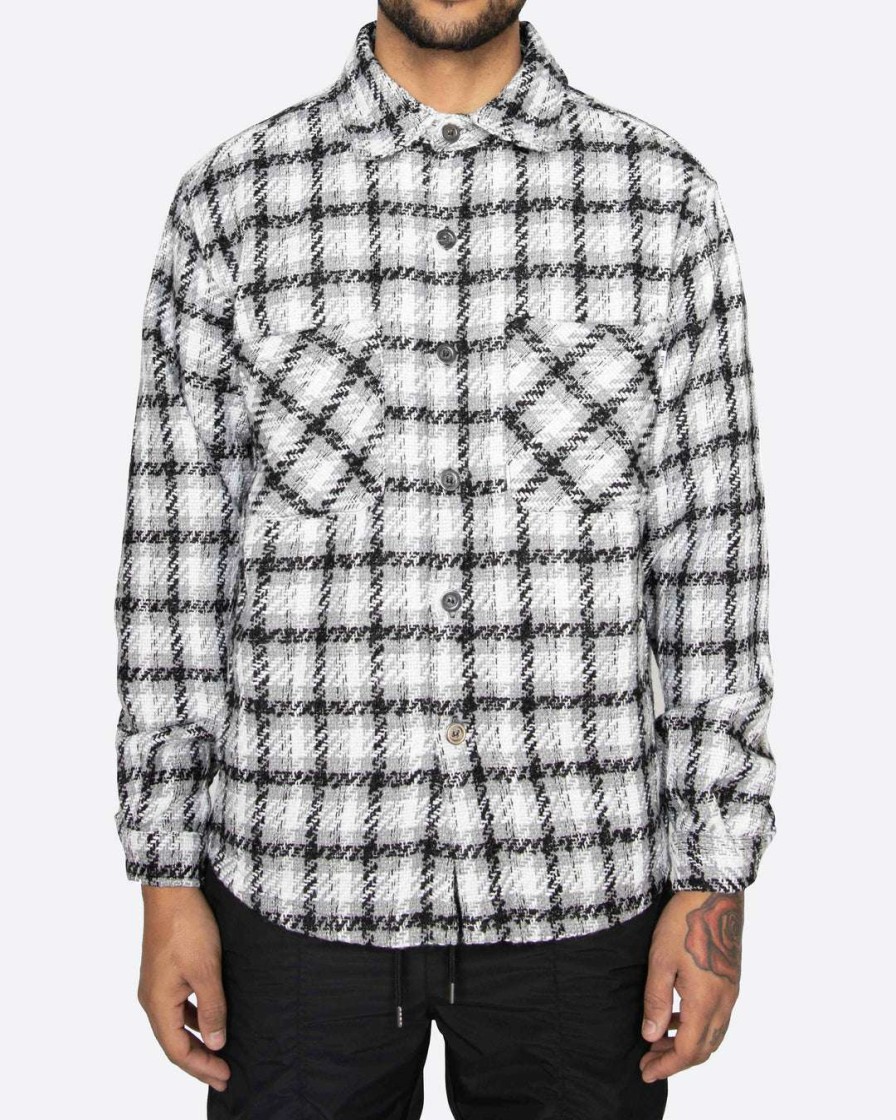 Men Eptm. | Eptm. Eptm Heavy Flannel Shirt-Black Shirts