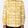 Men Eptm. | Eptm. Eptm Slit Flannel Shirt- Modern Yellow Shirts