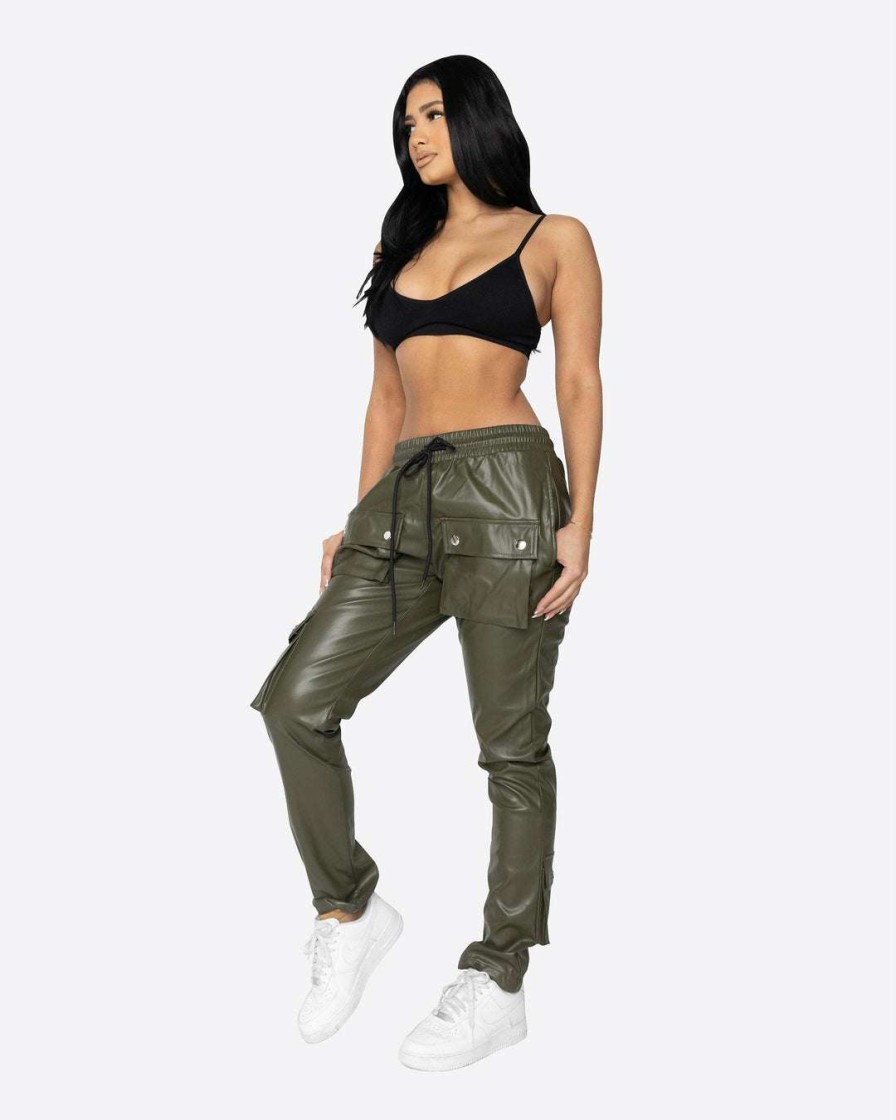 Women Eptm. | Eptm. Eptm Women Gopachi Snap Cargo Pants-Olive