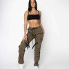 Women Eptm. | Eptm. Eptm Women Tayhwa Strap Cargo-Olive Bottoms