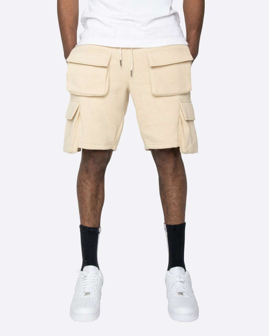 Men Eptm. | Eptm. Eptm Fleece Cargo Shorts-Khaki