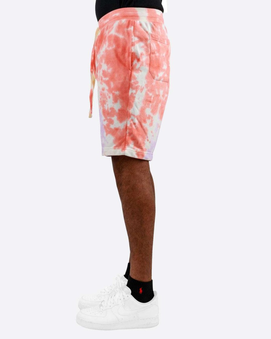 Men Eptm. | Eptm. Eptm Tie Dye Shorts-Pink/Yellow/Lt. Purple