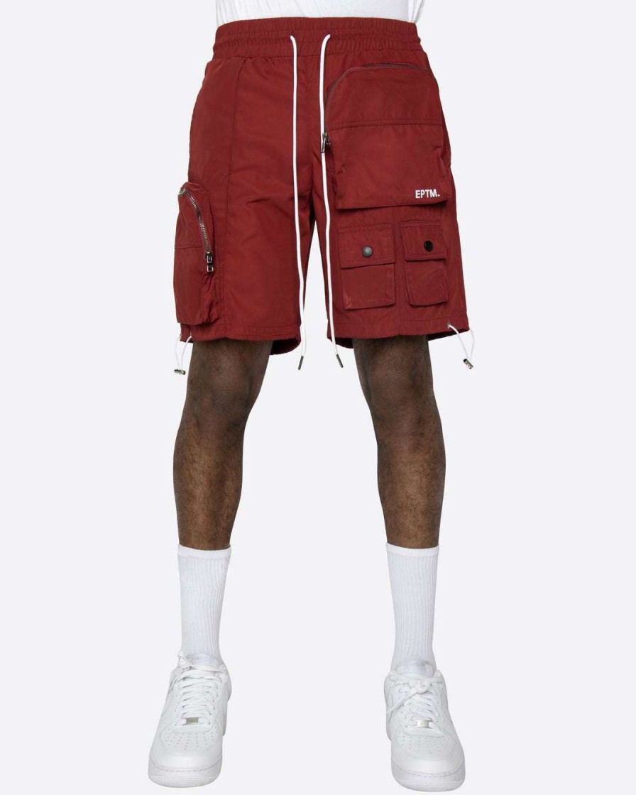 Men Eptm. | Eptm. Eptm Hyper Cargo Shorts-Burgundy