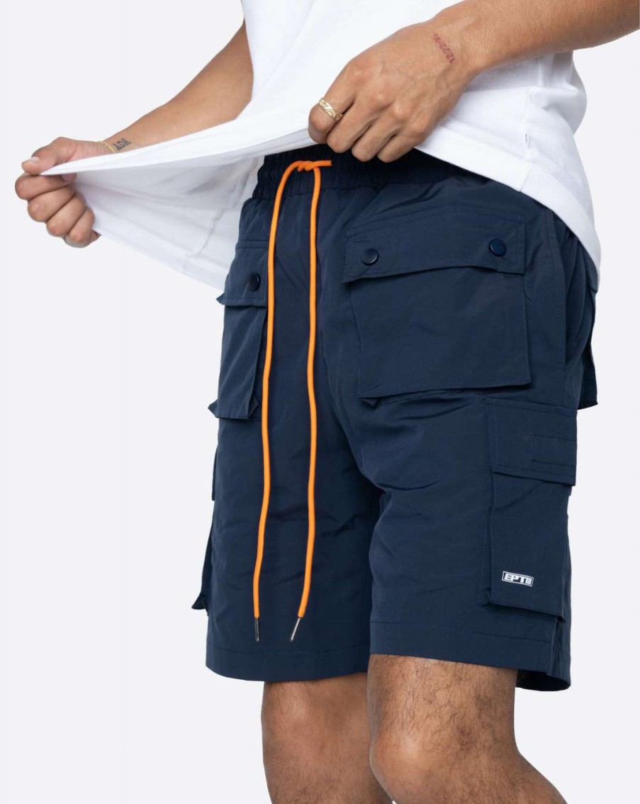 Men Eptm. | Eptm. Eptm Snap Cargo Shorts-Navy