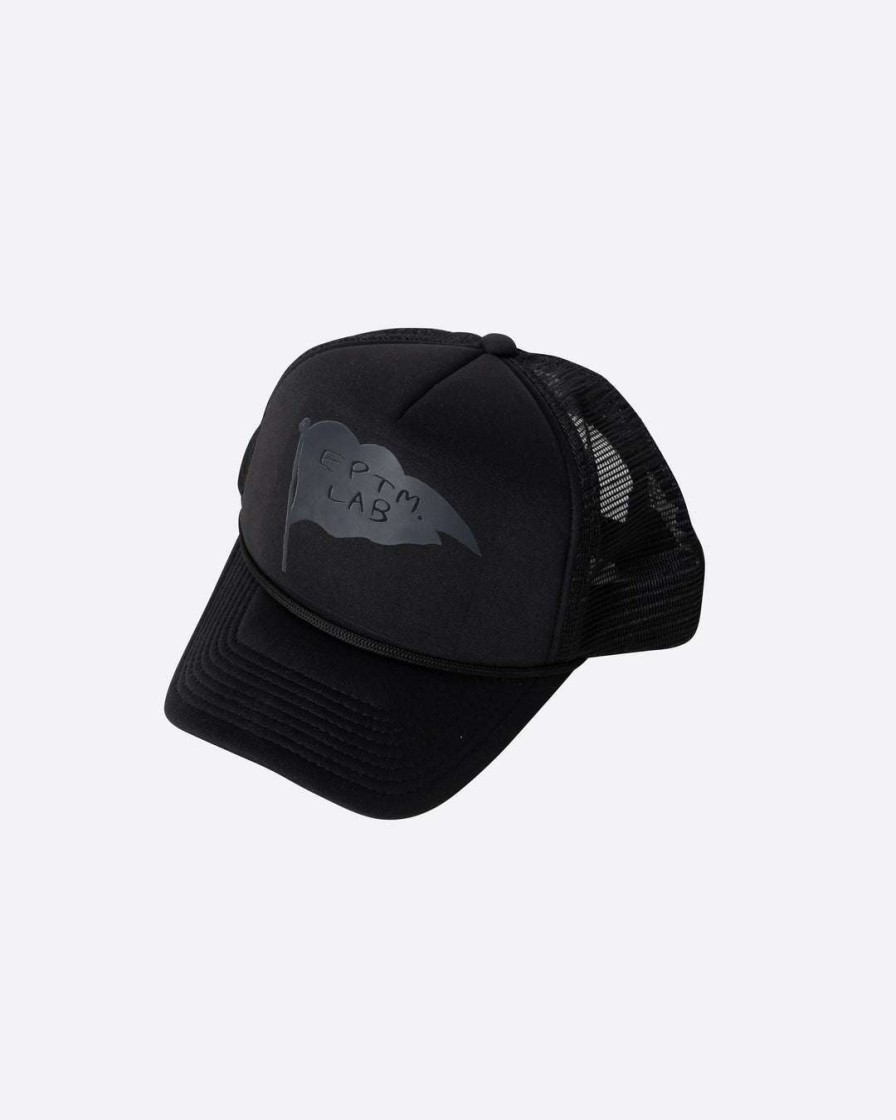 Accessories Eptm. | Eptm. Eptm Lab Trucker Hat-Double Black