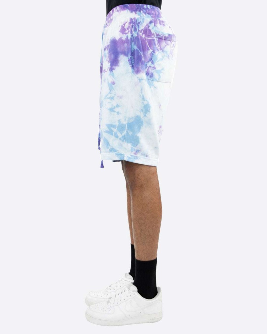 Men Eptm. | Eptm. Eptm Tie Dye Shorts-Lt.Blue/Purple