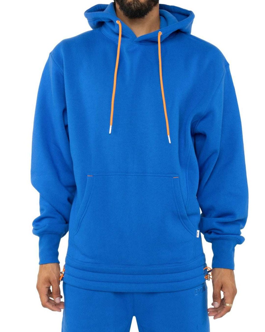 Men Eptm. | Eptm. Eptm Hyper Fleece Hoodie- Blue Hoodies